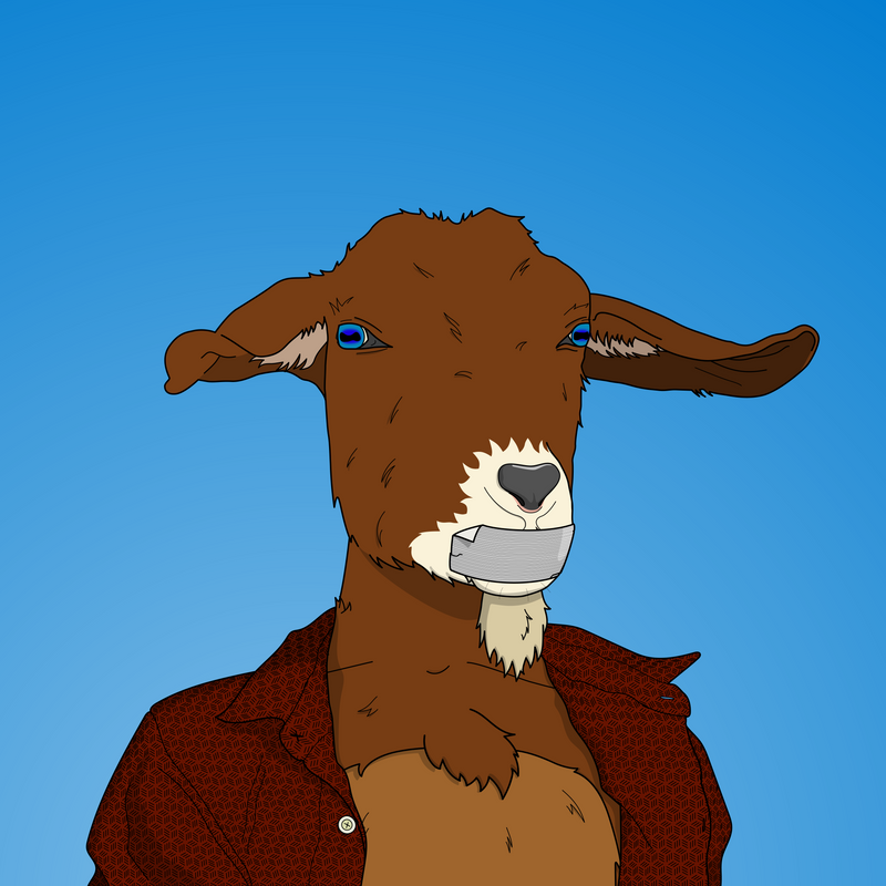 Jrimmver's tweet photo. Bought up this boi
@adaGOATS #goatia #goatsfollowgoats
#CNFT https://t.co/uOQ2IgXT1j