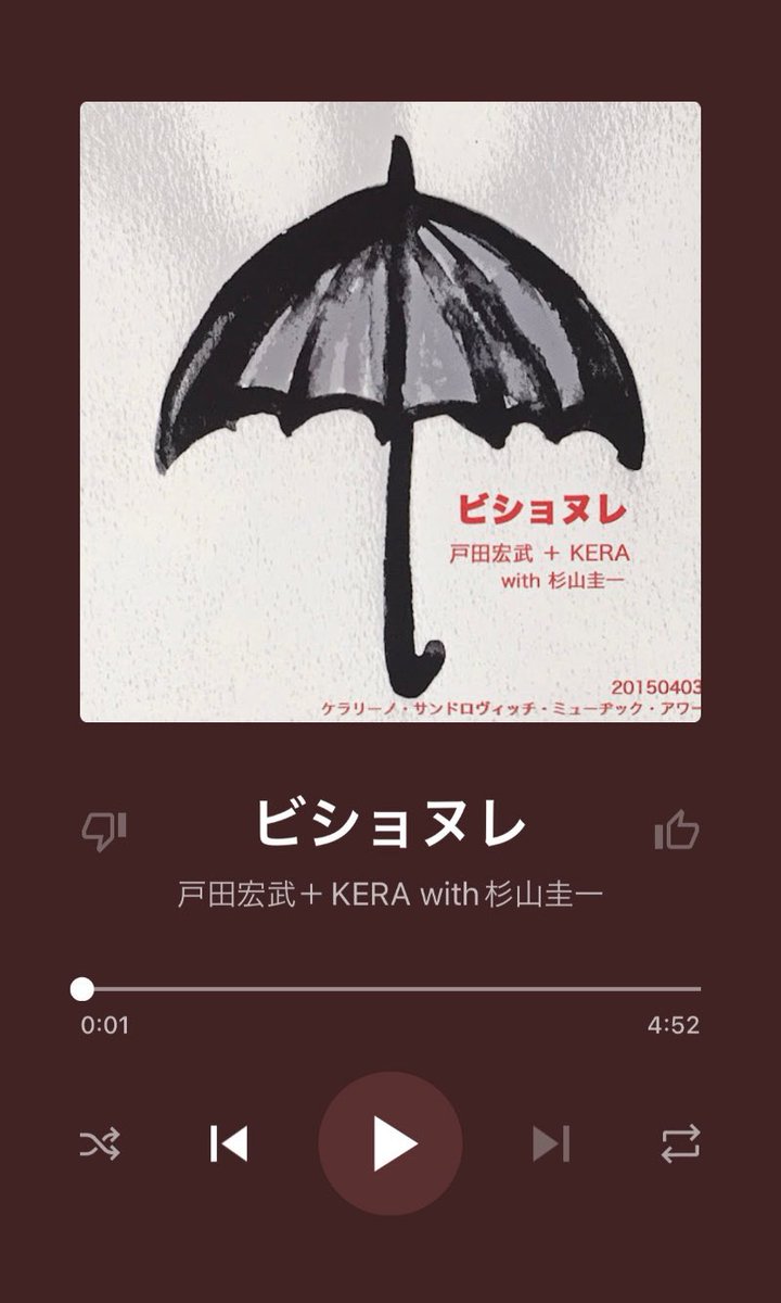 取扱店舗限定アイテム 戸田宏武 + KERA with杉山圭一 ビショヌレ