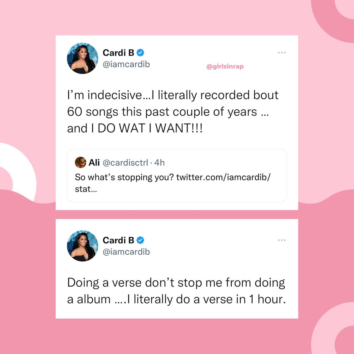 The Female Rap Room tweet media