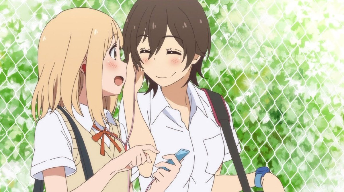 prxwbara's tweet image. ถ้าพูดถึงอนิเมะแนวยูริอบอุ่นหัวใจ คงหนีไม่พ้นเรื่อง Asagao to Kase-san เลยค่ะ เราชอบมาก ยามาดะกับคาเสะซังเป็นคู่ที่น่ารักฮีลใจสุดๆ นุ่มฟูไปหมดจริงๆ ยอมรับว่าตอนดูนั่งเขินตัวบิดเป็นเลขแปดเลยค่ะ มันน้วย มันหนุบหนับหัวใจอย่างบอกไม่ถูก และเพลงประกอบก็ชวนเขินไปอีกกก  &amp;gt;////&amp;lt;