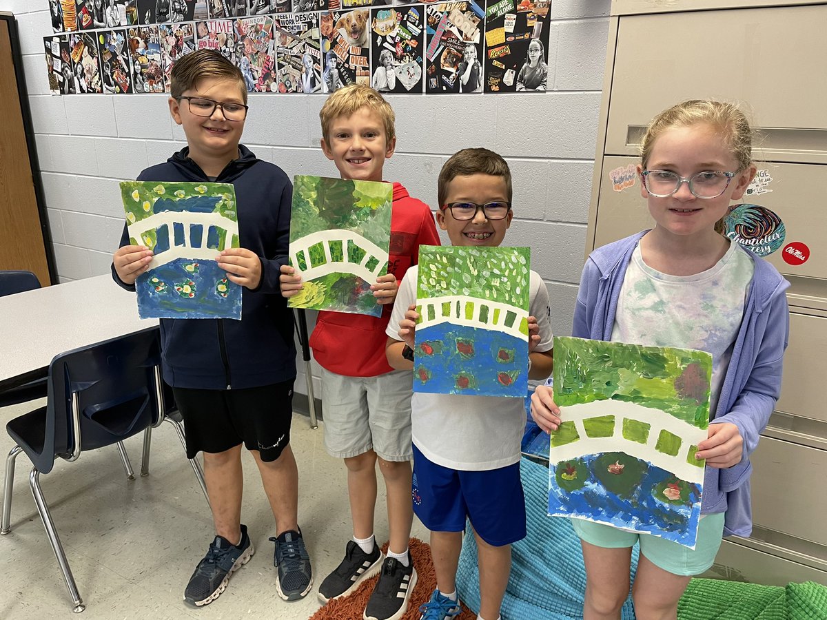 kelcooki's tweet photo. Incorporating an artist study into a unit on Bridges! https://t.co/cg6sHQCOKe