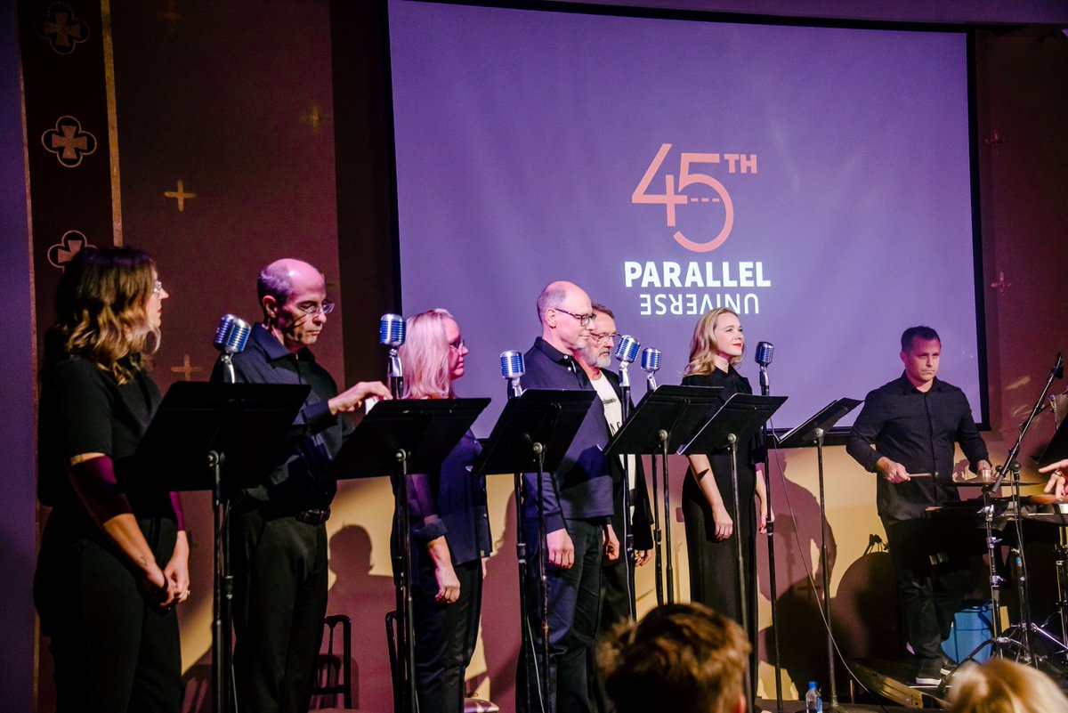 45thParallelPDX's tweet image. Tune in to Club Mod on Saturday, October 29 at 9:00 PM PT to hear a recent live recording of John Cage‘s 1942 radio play 'The City Wears a Slouch Hat,' performed by some of your favorite All Classical Portland hosts! 
@45thParallelPDX 
📻: 89.9 FM or allclassical.org