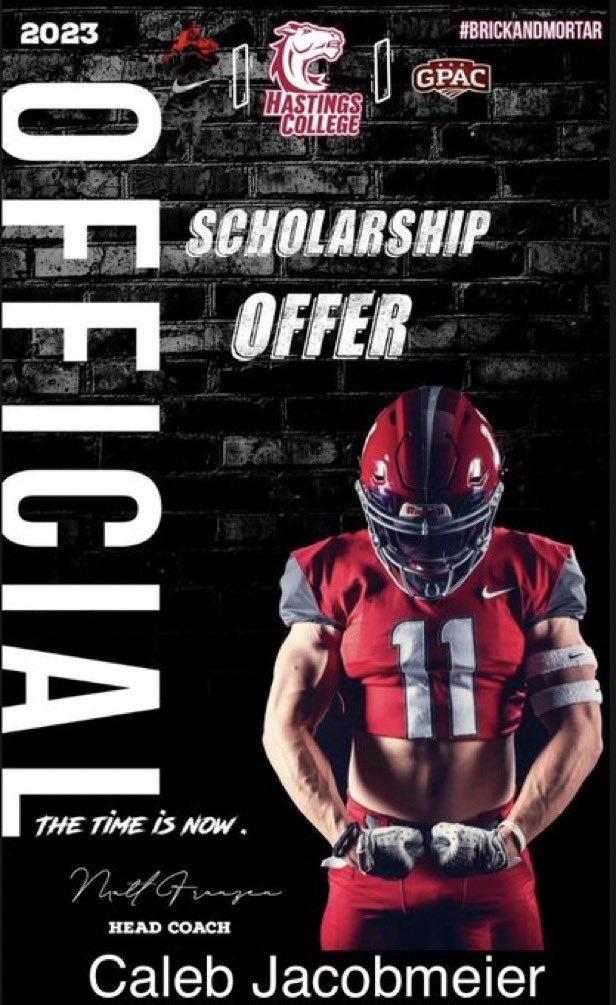 Grateful to receive an offer from Hastings college! 🔴 ⚫️ @godalwayzfam1st <a href="/CoachFranzen/">Matt Franzen</a> @HCBroncoFball