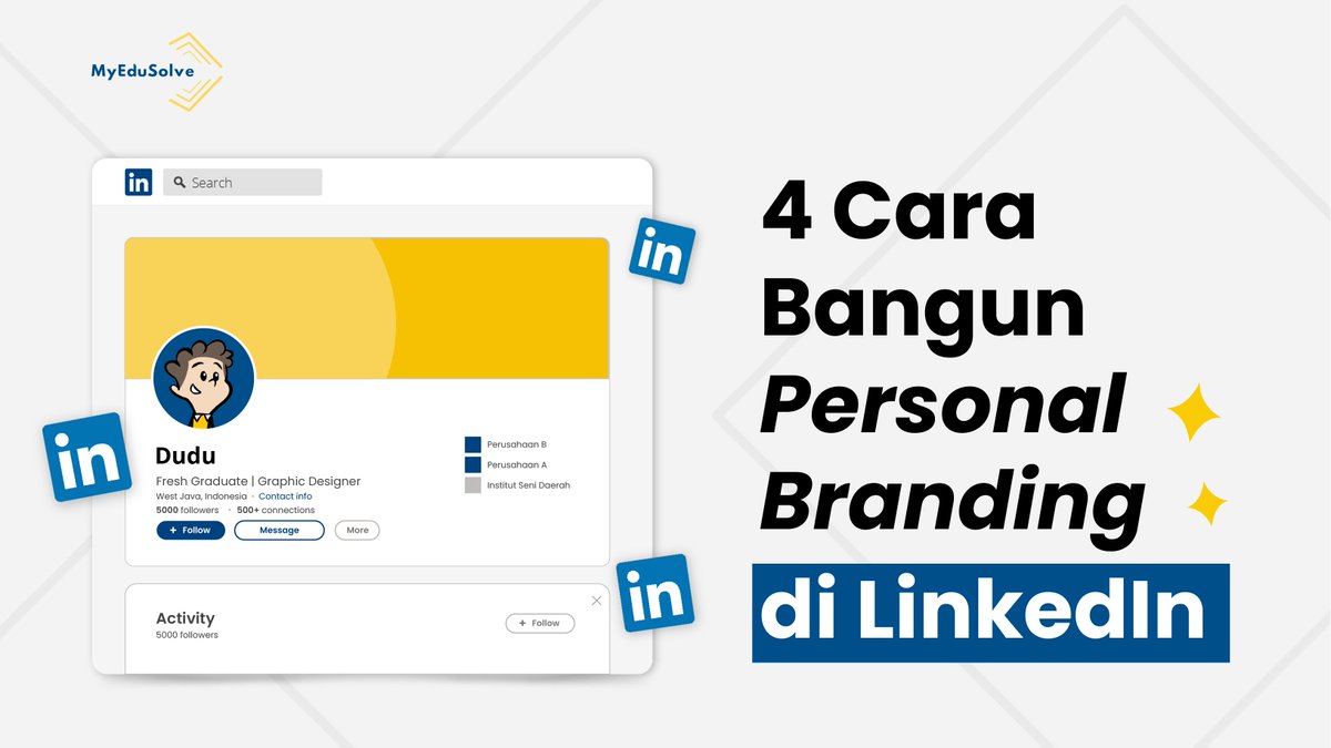 myedusolve's tweet photo. Para job seeker mari merapat, Minsolve punya tips biar profil LinkedIn kamu makin dilirik banyak rekruter 😎

📌A Thread https://t.co/sDF0nsZfoQ