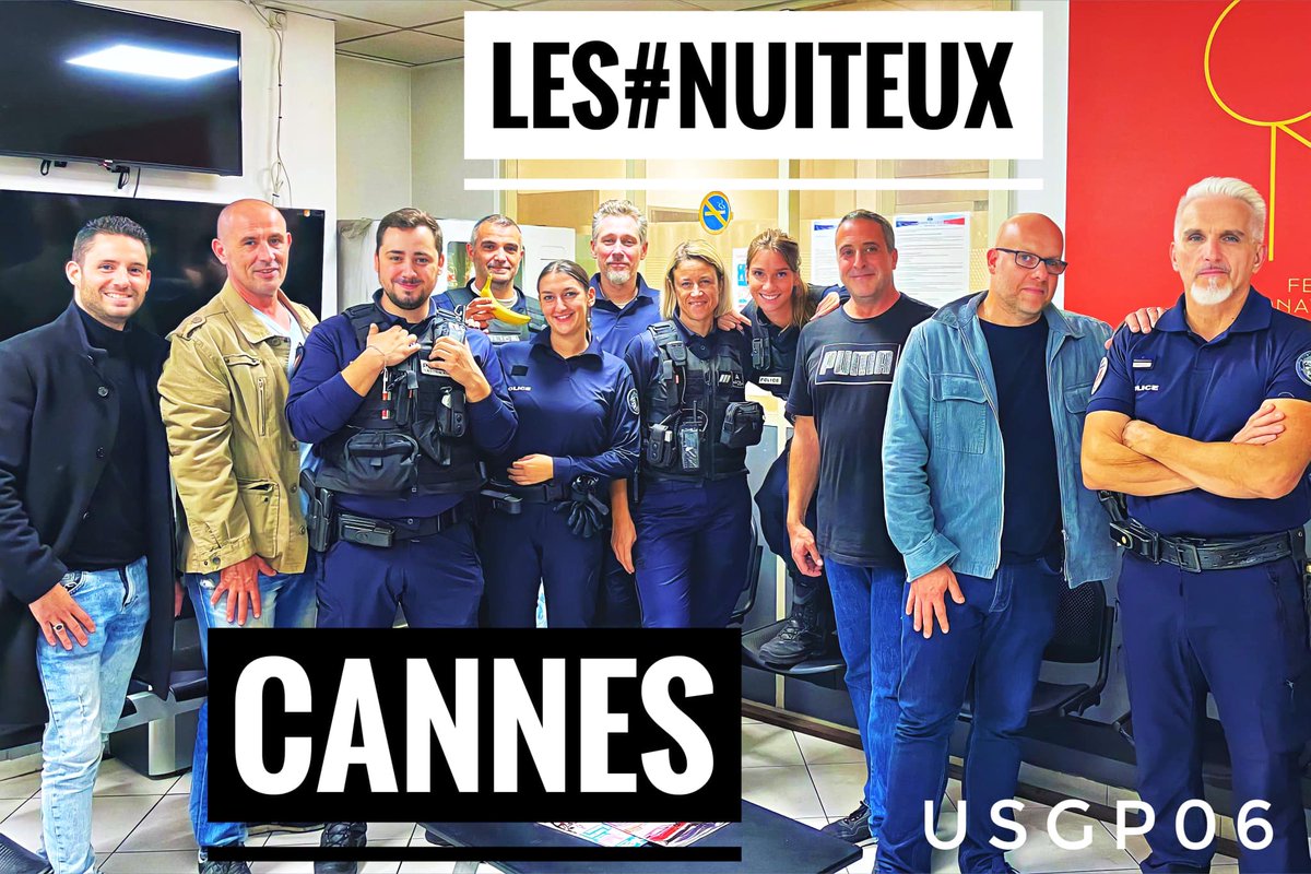 UN1TE_06's tweet photo. @usgp06, le seul et unique syndicat des nuiteux est à Cannes actuellement ! 3h00 du Mat', nous sommes présents dans les services de nuit ! Le respect ne s'achÚte pas, il se gagne et se mérite. Merci de votre accueil les nuiteux! #TeamUSGP06
@L_M_DE_FREMONT @JlucUsgp @KikouUsgp https://t.co/YqgLPgx4Df