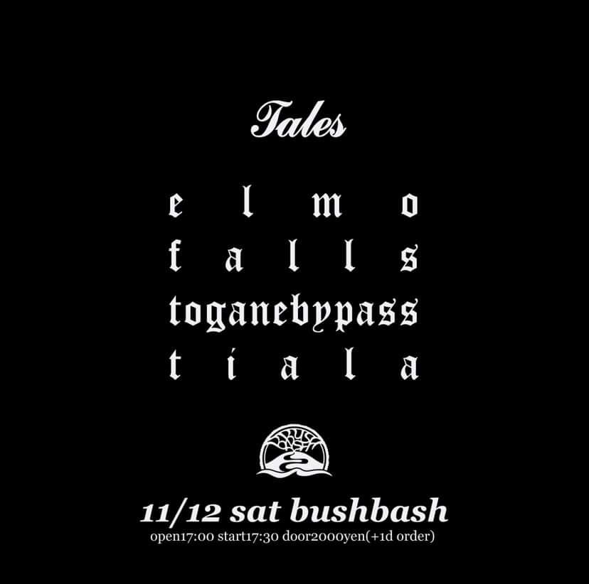 mrkichi's tweet image. 11月12日の詳細です。
発掘された1st demoとtokyo hard flakesと新デザインのTシャツ持っていきます！
#小岩 #bushbash #tiala #東金バイパス #falls #elmo #dmb