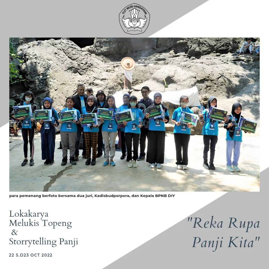 bpnbdiy's tweet photo. Selamat pada para pemenang, tetap terus berkarya dan turut berperan serta memajukan Kebudayaan Indonesia.

Lestari Budayaku Lestari Negeriku,
Salam Budaya 🙏

credit music:
waiwai studio

#bpnbdiy
#selomanglengperformanceart
#kotakediri
#selomangleng
#budayasaya
#festivalpanji https://t.co/rV9DcmQfqc