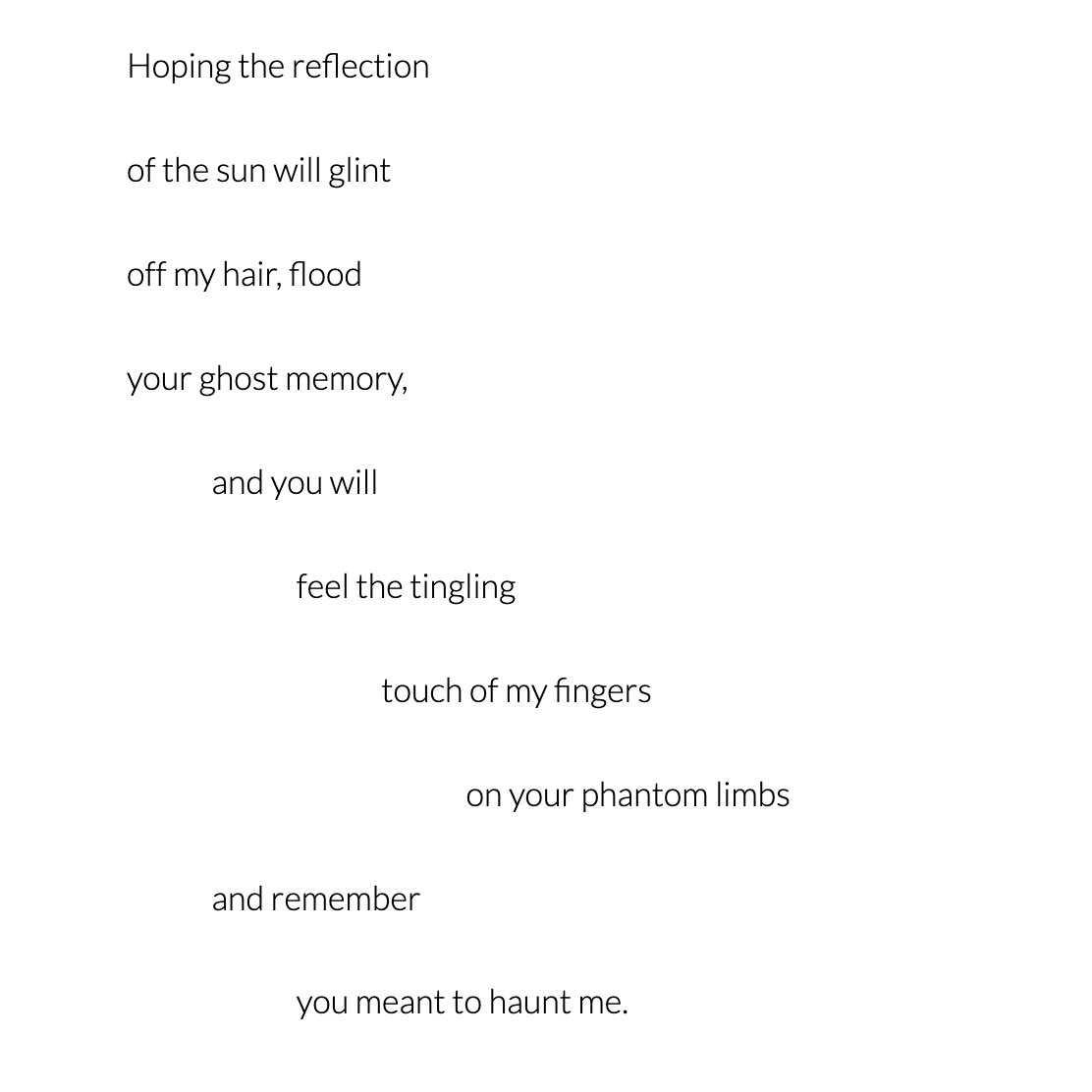 I watched Sarah A. Chavez (@sa_chavez7) make an entire room breathless when she read this poem last night. From her incredible chapbook below... 'Dear Carole, I look out the window' Total spooky-season poem. Love this one!
