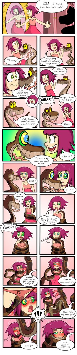 Kaaking2's tweet photo. Una lectura para relajarse 😵‍💫❤️‍🔥🐍
Artista: @Penkenarts https://t.co/TGjP9w4vvk