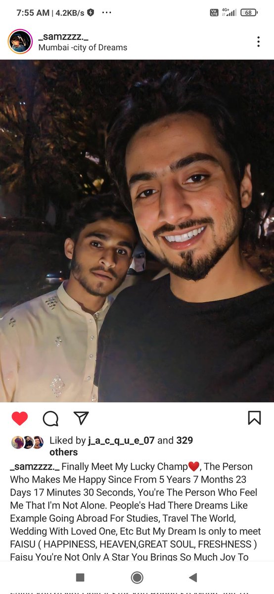 Faisusquadion's tweet photo. this is a dream of every #Faisusquad 🥺🤝🏻🤍
I'm happy for this guy 🥺 but I'm jealous too yaar 😩
Maiko bhi milna hai ... koy to event karo  Faisal ka 🥺 ya maiko koyi mumbai le jao 🥺🤝🏻
.
#FaisalShaikh #MrFaisu 
.
.
.
#FaisalShaikhInJDJ10 #MrFaisuInJhalak10 https://t.co/39G8ZPS9b6