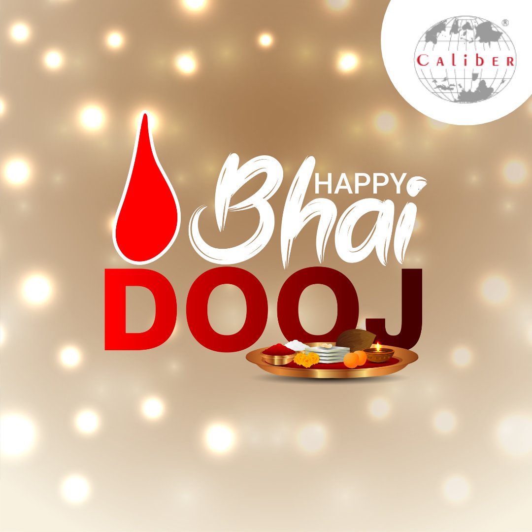 CalibertechS's tweet photo. May the bond between you and your sister strengthen and your life be filled with joy &amp; prosperity. Wishing you a Happy Bhai Dooj.

#CaliberTechSolutions #BhaiDooj #festivalseason #indianfestival #celebration https://t.co/A9PEgCf3AE