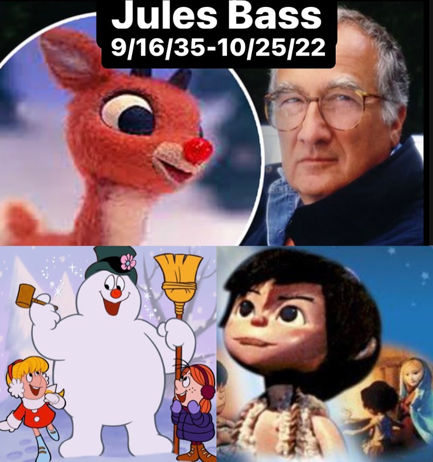 horrormuseum's tweet photo. Jules Bass has passed away.

He was the director producer writer songwriter at Rankin Bass which produced basically every stop motion and animation film for TV over the last 60 years.

Thank you for making our childhood ♥️🙏 (photo by '80sthan80snow) https://t.co/iKPzIU4lPk