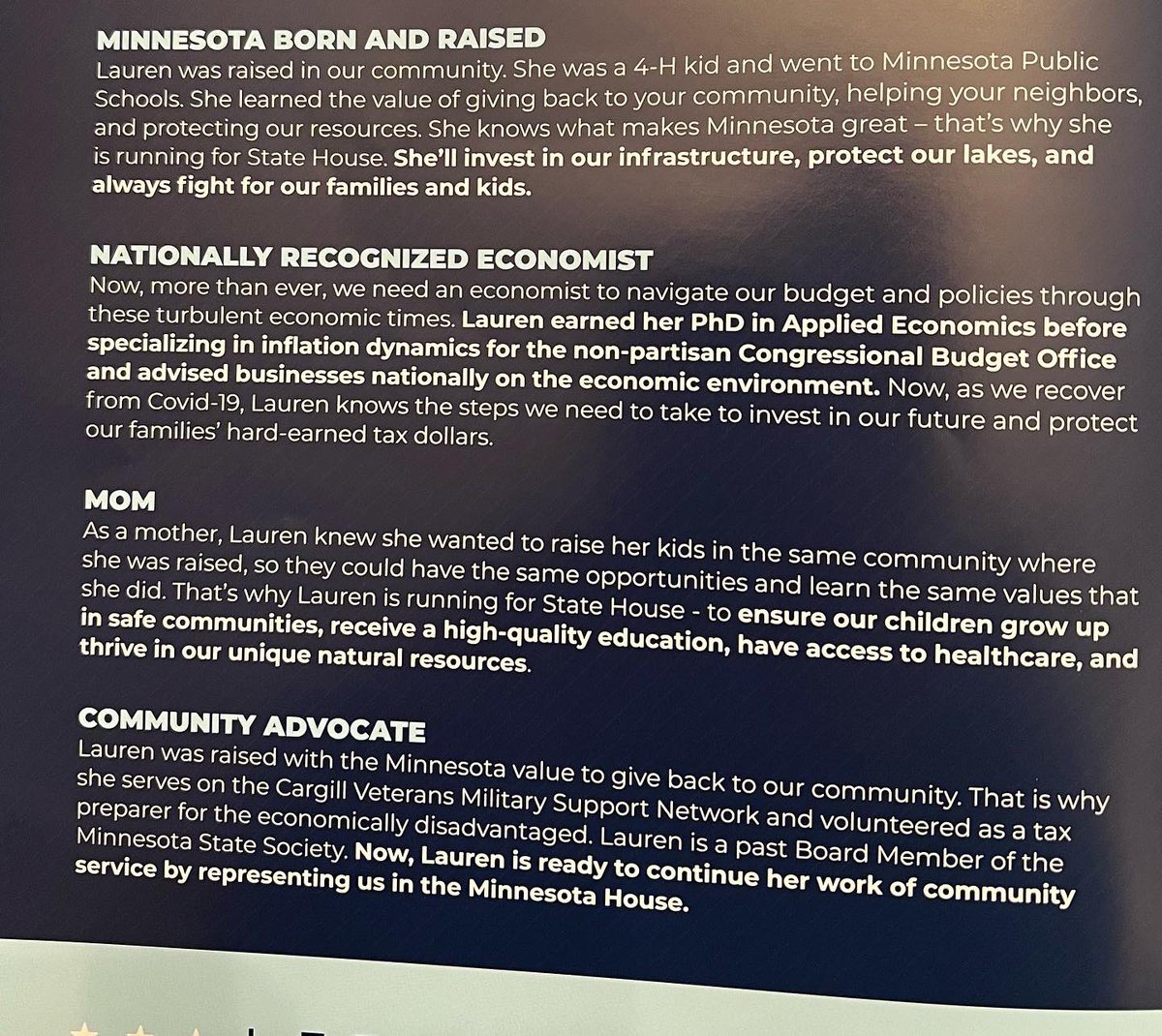 Morrison4MN's tweet photo. I was in St. Bonifacius to spread the word about @Bresnahan4MN today. MN would be so lucky to have her in the #mnleg ! She’s an economist &amp; has experience in the public &amp; private sectors. She’s the leader we need for this moment! #SD45 #45A 
#BresnahanForHouse #letsaimhigher https://t.co/5AdfzCDWW4