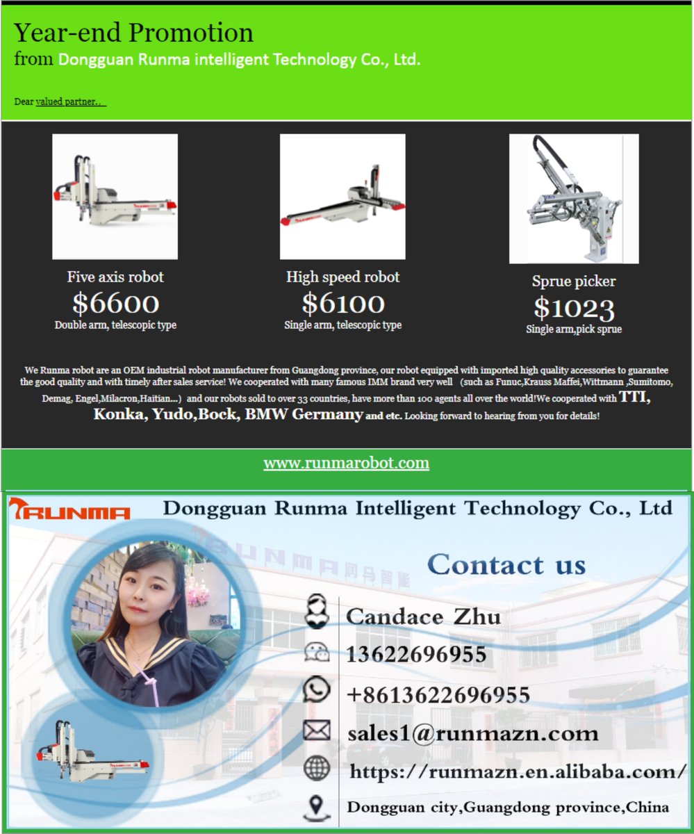 Candacezhu1's tweet image. 出货乌克兰
感谢客户信任
愿早日回归和平
Shipping to Ukraine
The order during war
Thanks for customers' trust
And hope this beautiful county will back to peace soon
We pray for you
#industrialrobot #cartesianrobot #highstandrobot #niceprice #linearrobot #injectionmoldingmachine