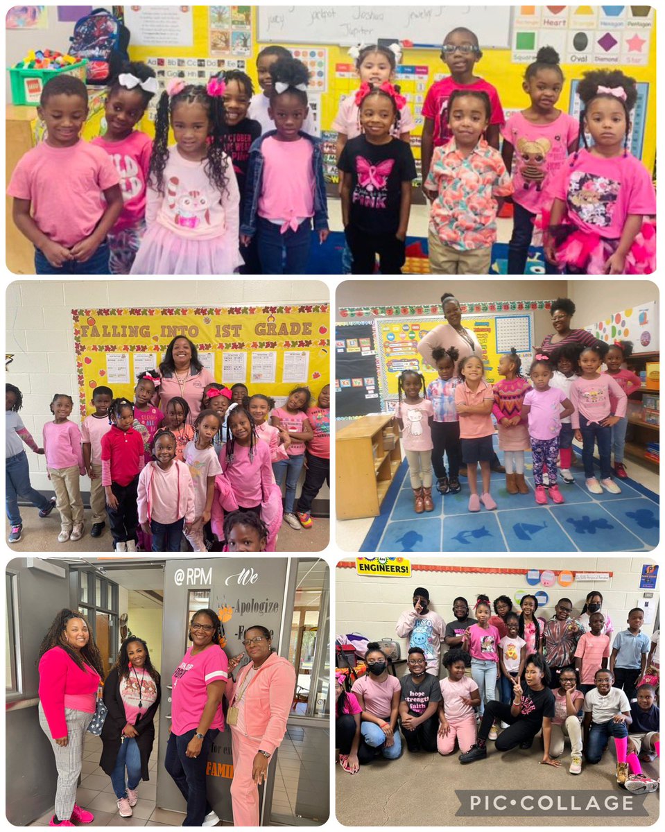 YvonneMThornton's tweet photo. It’s Pink Tuesday at The Parks💞 Students and staff wore pink to recognize breast cancer awareness. We also wore pink @RPM_ISSD because drugs stink #RedRibbonWeek22
@LancasterISD https://t.co/vXx4sR6IZ2