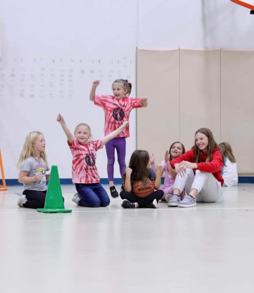 WRGirlsHoops's tweet photo. Raider Rookies camp #2 at Grant Elementary today! The Mega Basketball even made an appearance! #RaiderRookies #RapidsPride https://t.co/mcX3APKzfI