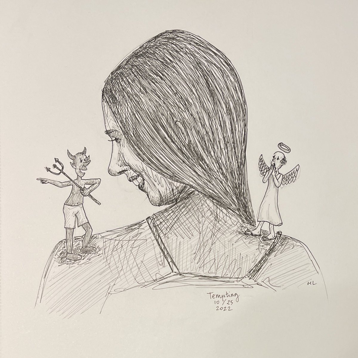 maluanova_'s tweet photo. #Inktober #inktober2022 #inktober2022DAY25 #inktoberday25 #inktobertempting #tempting #day25 https://t.co/5VU3GZEHGb