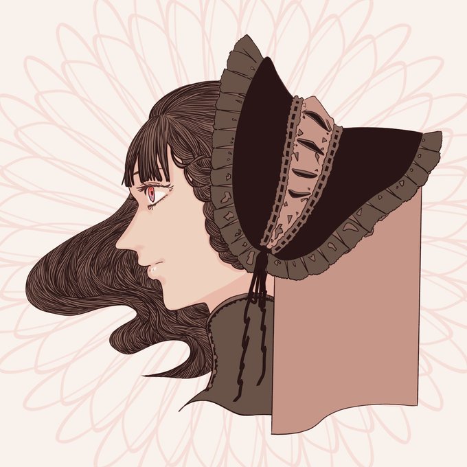 「bonnet brown hair」 illustration images(Oldest)｜4pages
