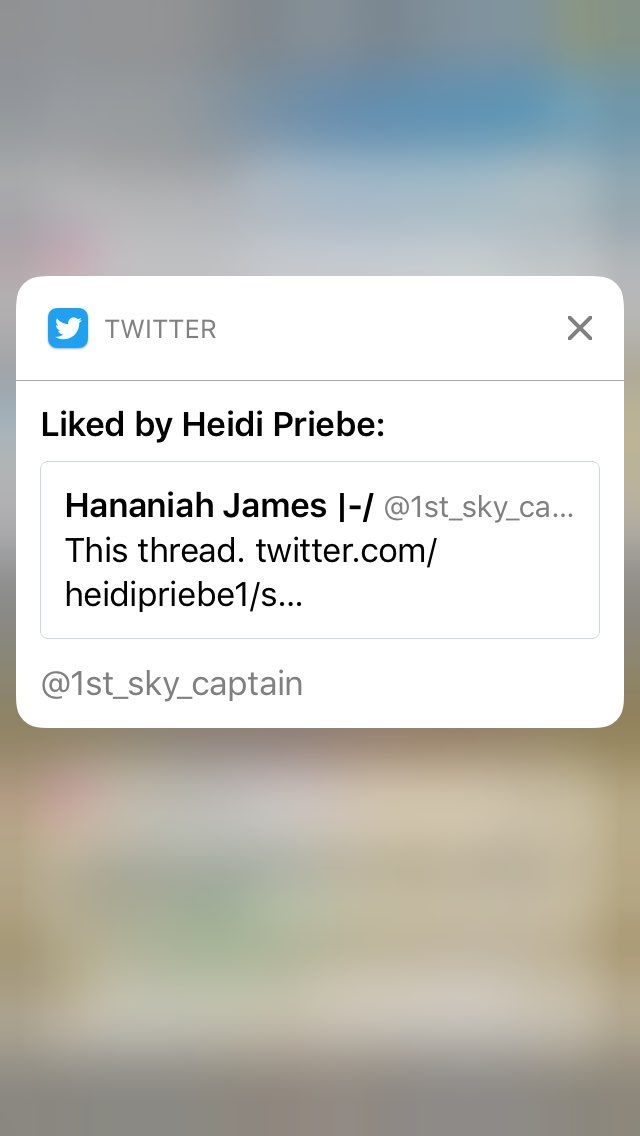 1st_sky_captain's tweet photo. ⁦@HeidiPriebe1⁩ Was going through my photos and found this screenshot from September of 2017 when I was so excited you liked my tweet(name change since then). Over 5 years of following you and still read most of your stuff. 🖤🖤🖤 https://t.co/HFqibl9l77