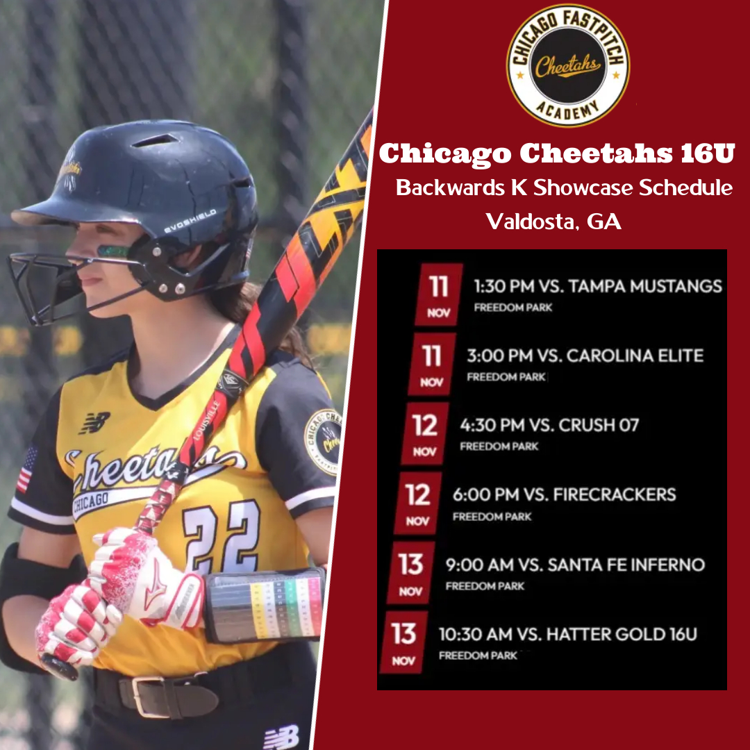 gmotisi2025's tweet photo. Here's my schedule for the Backwards K Showcase Nov 11-13 in Valdosta, GA. #BackwardsKJax #Fastpitch https://t.co/8VGV1FbWye