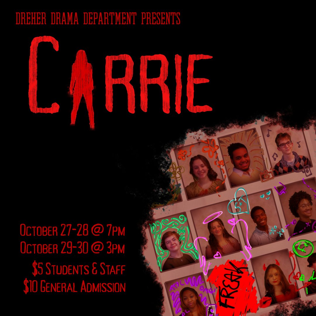 Come see Carrie this weekend! Tickets available at dreherathletics.com/event-tickets