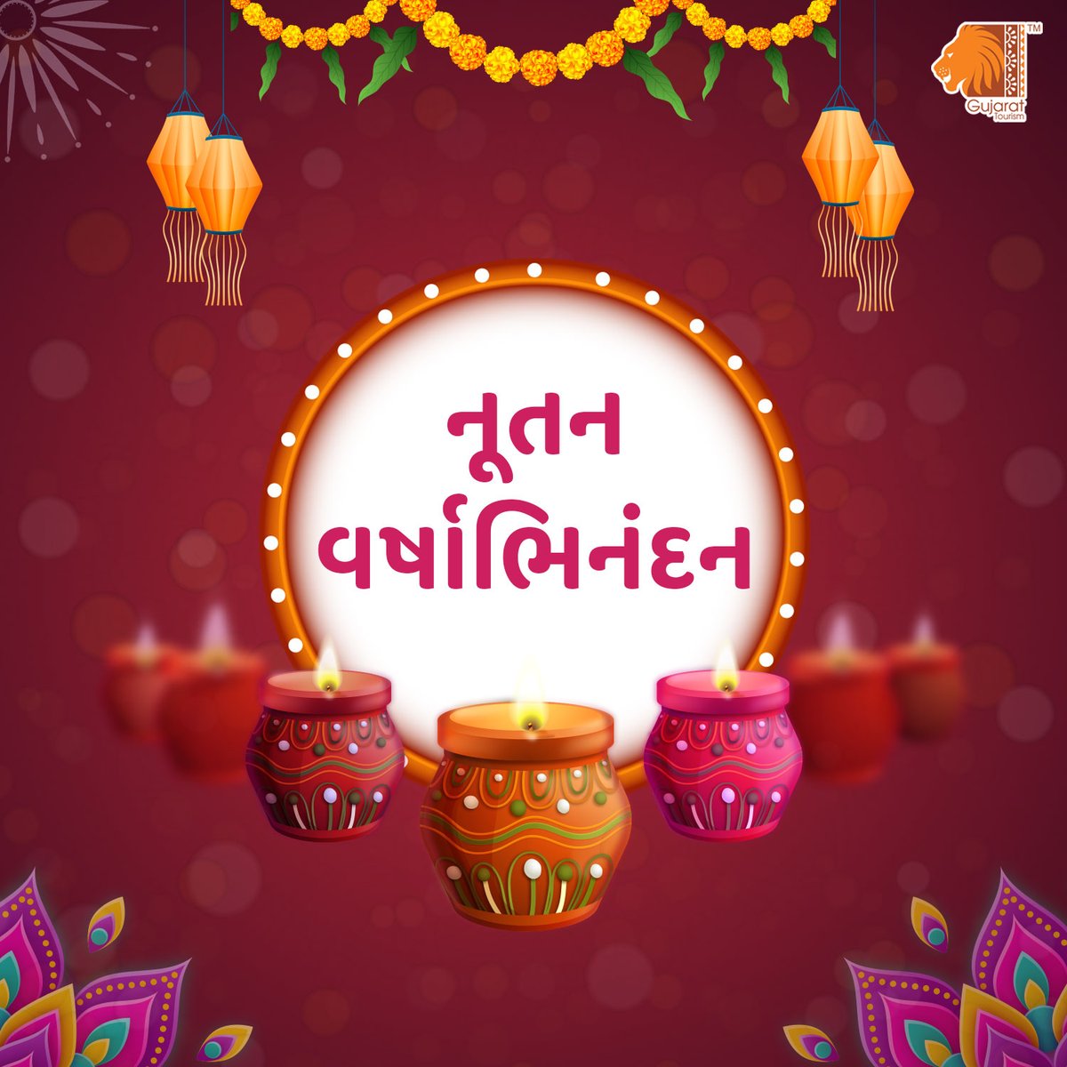 Let's celebrate this Bestu Varas with great devoutness and enthusiasm across the state. A very Happy New Year from Gujarat Tourism. #gujarattourism #newyear #bestuvaras #nutanvarshabhinandan @purneshmodi @iArvindRaiyani @hareets @AlokPandey_IAS