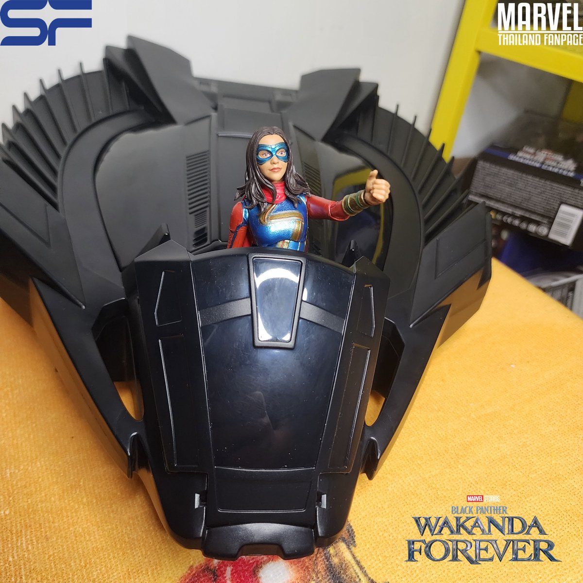 MarvelThaiFan's tweet photo. รีวิวจ้า Black Panther ยาน Talon Combo Set ถึงมือแล้ว!!
ใหญ่กว่าที่คิดมากๆๆ และดีเทลเยอะ+สวย วัสดุเป็นพลาสติกแต่ดูแข็งแรงอยู่
https://t.co/1AUQR3XQZ5
https://t.co/p8uvzNHxC4
#SFSHOP #SFCINEMA
🎬🍿❤
#สถานีต่อไปวาคานด้า #BlackPantherTH #วาคานด้าจงเจริญ https://t.co/Iw8wrMzinD