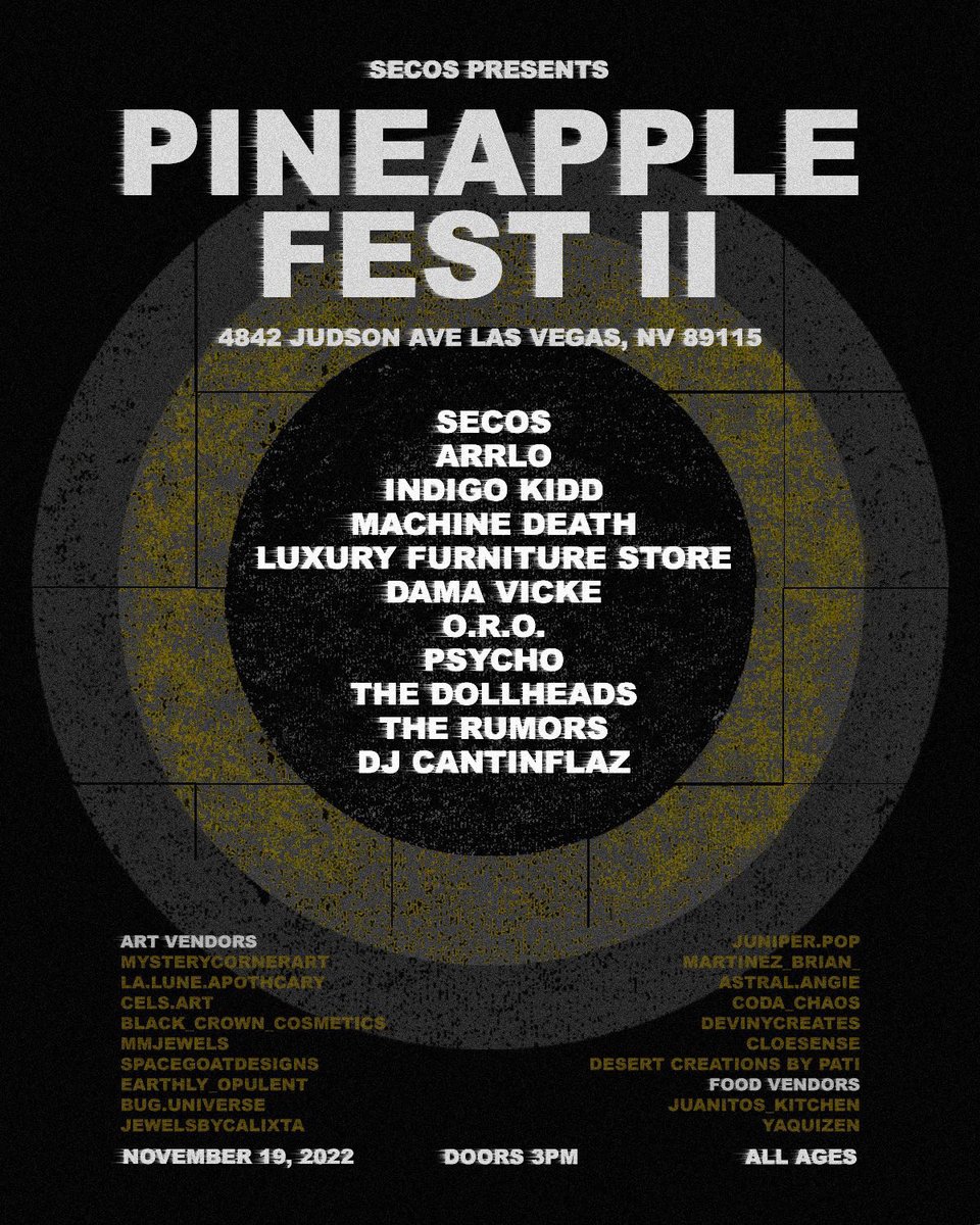 I'll be vending Nov 19! Come hang out with me and my talented friends @DamaVicke &amp; <a href="/arrlomusic/">Arrlo</a> + more artists