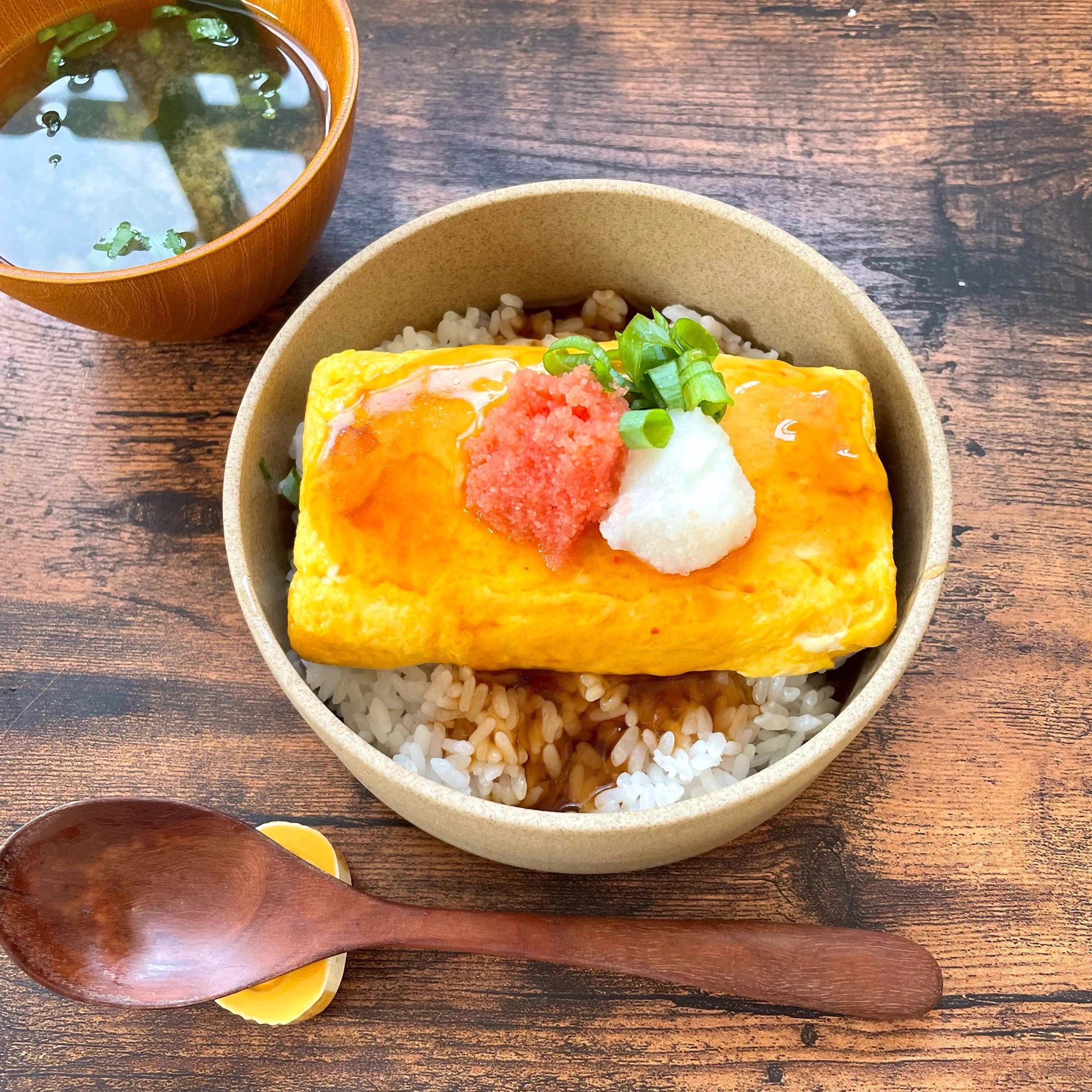 甘めの出汁のあんが美味しい〜。母が毎日食べたいと言ってくれた「あんかけだし巻き卵丼」