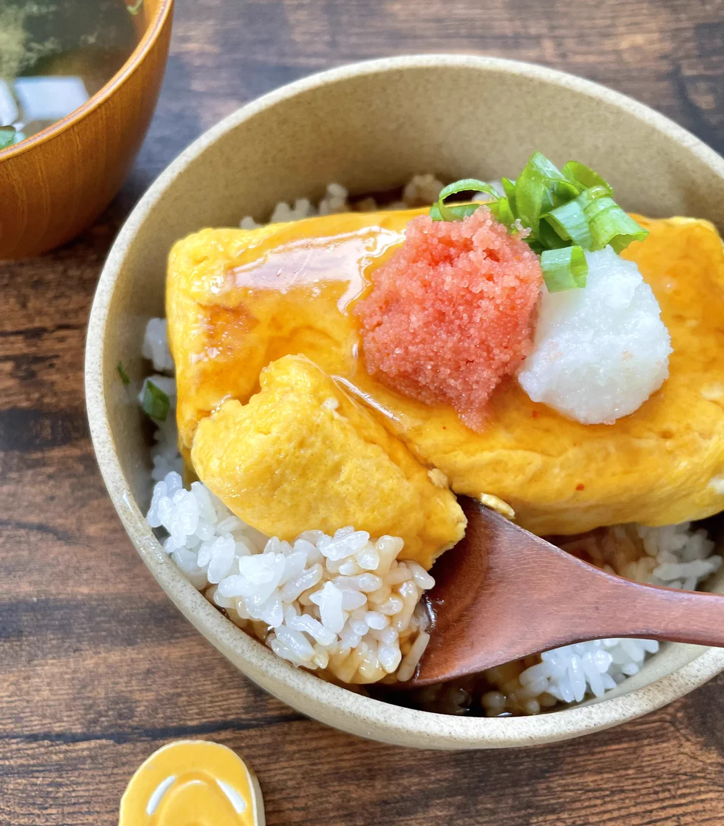甘めの出汁のあんが美味しい〜。母が毎日食べたいと言ってくれた「あんかけだし巻き卵丼」