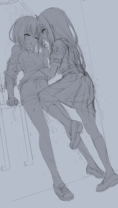 Shower·途中 #リコリコ 