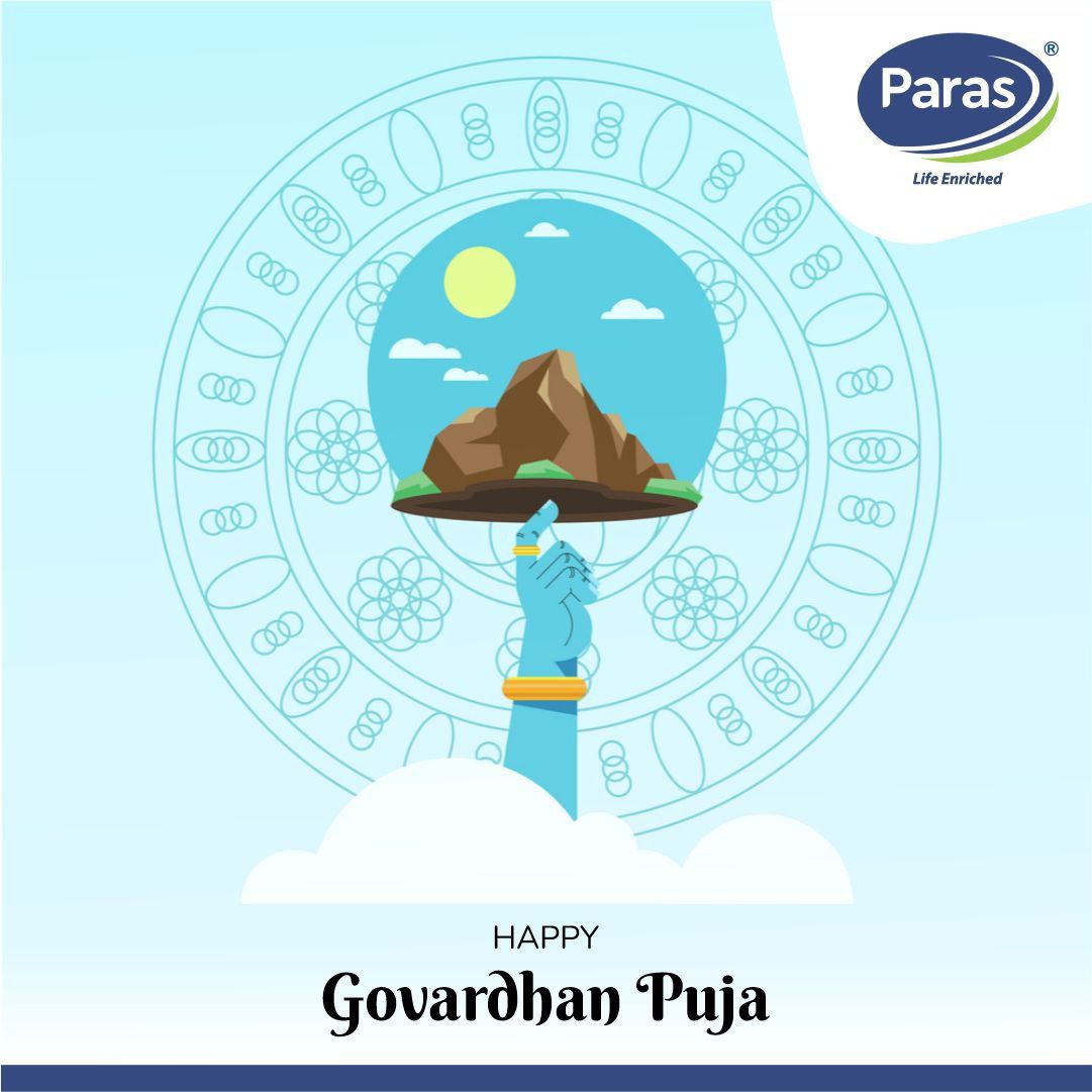 MilkkParas's tweet photo. May the auspicious occasion of Govardhan Puja bring you success, wealth &amp; love. We wish you a very happy and prosperous day filled with Lord Krishna’s blessings. Happy #GovardhanPuja2022! #parasmilkk https://t.co/LG4gNox5wV