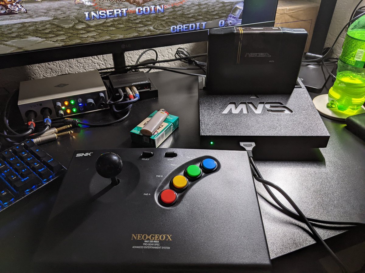 _atrac17's tweet image. Huge shout out to @avramce for this decked out #OpenMVS setup!

#SNK #Arcade