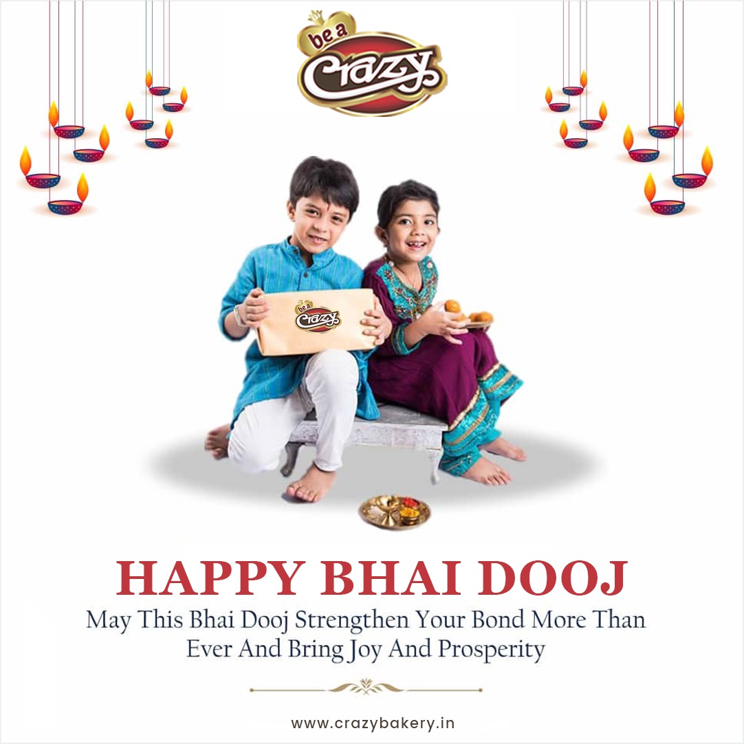 CrazyBakery1's tweet photo. May the Almighty always bless the bond we share. May you keep sharing good and bad times, our secrets, our joys, and our sorrows with each other.
HAPPY BHAI DOOJ!

https://t.co/rBKISNTlOG

#HappyBhaiDooj #Bond #Joy #BhaiDooj2022 #Happiness #FestivalOfLove #Celebration #Greetings https://t.co/l08Dcj0j76