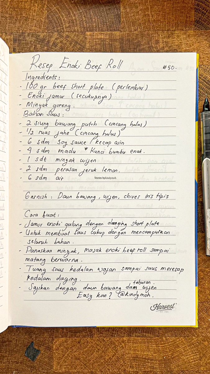 Resep Enoki Beef Roll yang mudah buat masak dirumah.. Letsgo! #masakhariini 🙌🙌
 
👇🏻RESEP DIBAWAH👇🏻