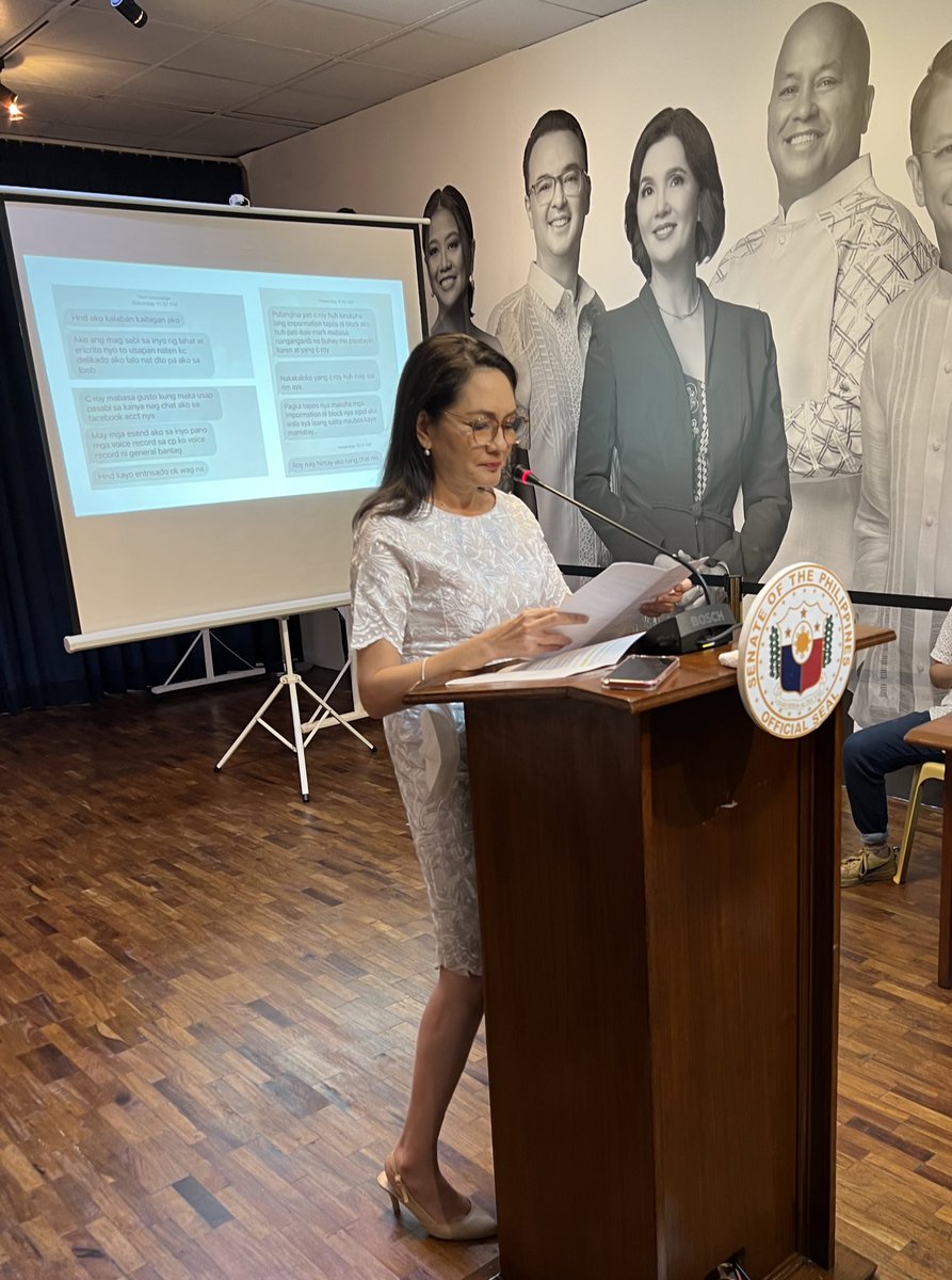 iammarlonramos's tweet photo. JUST IN: Anonymous caller told murdered broadcaster Percival “Percy Lapid” Mabasa’s family that “Gen. Bantag” was behind his killing.

Sen. Risa Hontiveros shared the audio recording of some of the threatening calls &amp; text messages received by Mabasa’s family. https://t.co/gRRSf9Y6OV
