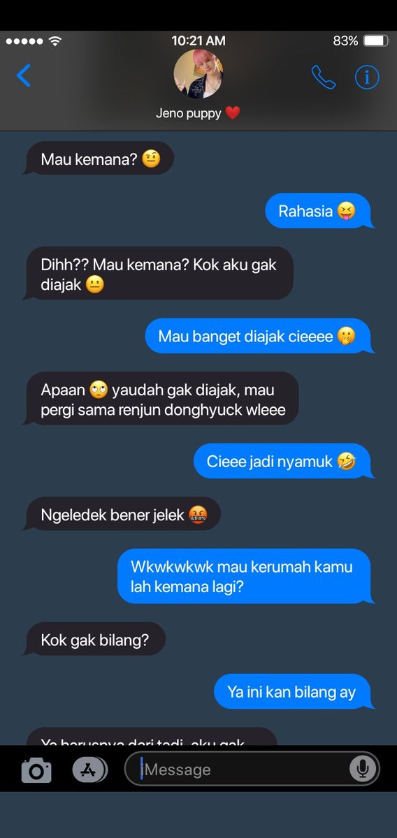 Sskyzone00's tweet photo. Jaemjen chat 

Ciluk baa mau kemana? https://t.co/1Bn0pwIbBR