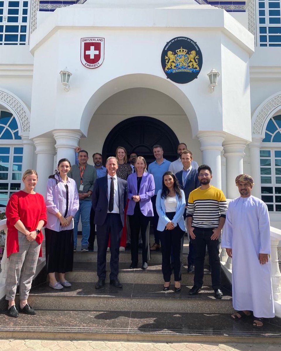 NLinOman's tweet photo. H.E. Marc Gerritsen, Director for MENA of the Ministry of Foreign Affairs NL visits Muscat to meet various Omani stakeholders, emphasising the excellent bilateral relations between 🇴🇲 and 🇳🇱 #water #cooperation #nlinoman @minbuza @owwsc_om https://t.co/DqUxdYklru