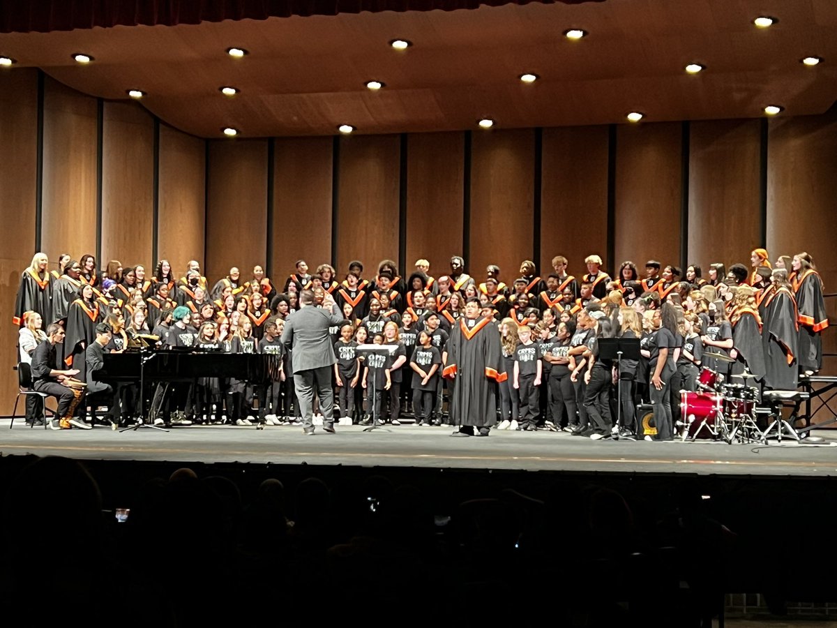 <a href="/DeKalb428CRMS/">Clinton Rosette MS</a> 6-8th choir put on an amazing fall choral concert with DHS. The house was packed! Great for our middle school musicians to see what the future holds! Thank you <a href="/ChoirKing/">Gregor King</a> for always “bringing it”