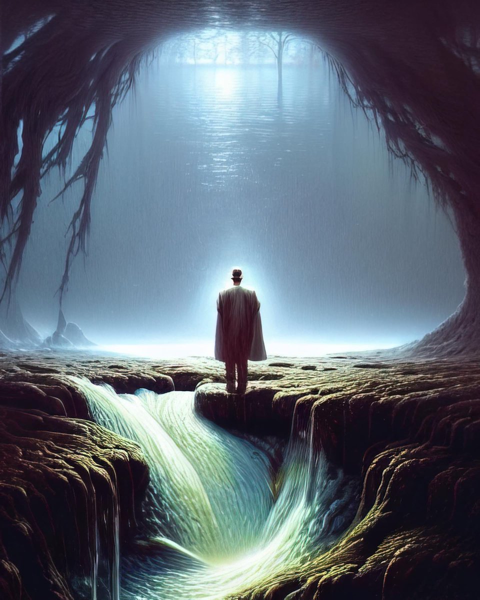 ArcadeKodiak's tweet photo. More imagery exploring “The Mind’s Eye and the Stream of Thought” // #aiart #mindseye #stablediffusionart #digitalart #surreal #generativeart #eyes #ai #streamofthought https://t.co/LHfsH64n4I