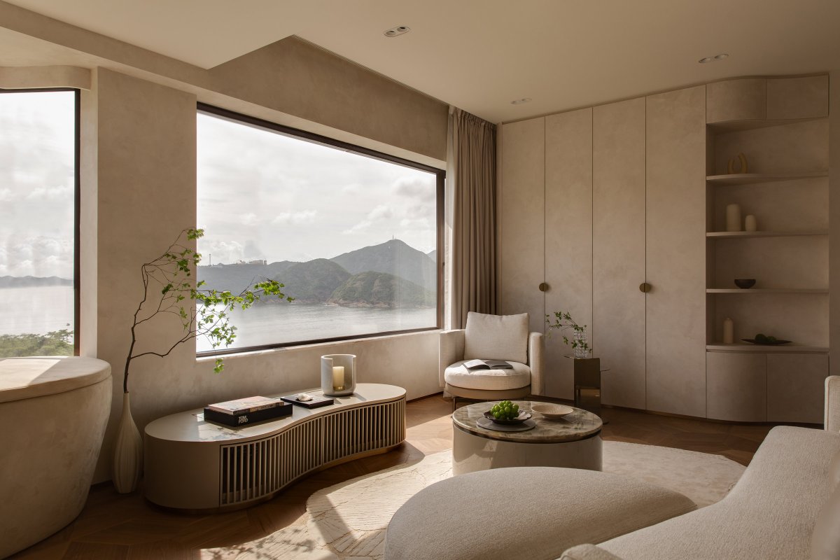 DesignAnthology's tweet photo. INTERIORS / On the coast of Hong Kong Island, this apartment by local firm Starz Pasha is characterised by minimalist curves and soothing nude tones https://t.co/2hcUP5y1HR

#designanthology #interiordesign #hongkong #minimalism https://t.co/EcqjBzTOBJ