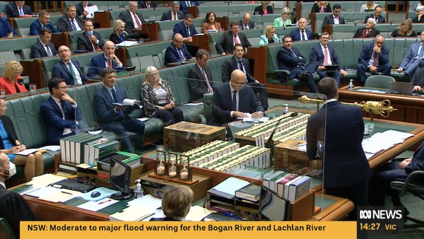 Angus Taylor is asking why energy prices are so high and he has brought a prop and is trying to act perplexed and it’s excruciating #qt