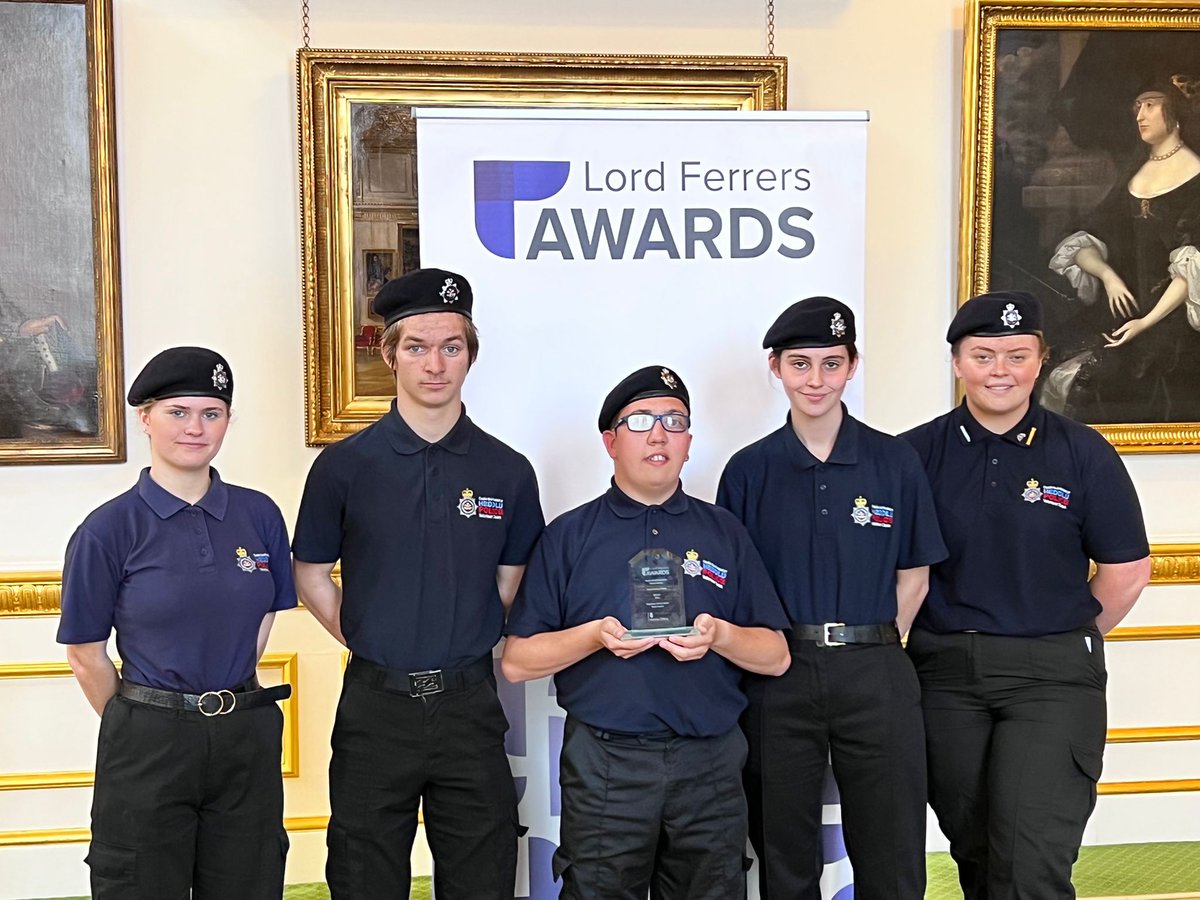Anthony03003734's tweet image. South Pembsrokeshire cadets win "Best Police Cadet team in the UK" at Lord Ferriers Awards, London. GREAT JOB and special thanks to Luca, Giffy and wider team. What an accolade and thoroughly deserved!!@DPPCadets @DPPTenby @DPPPembrokeDock @DyfedPowys