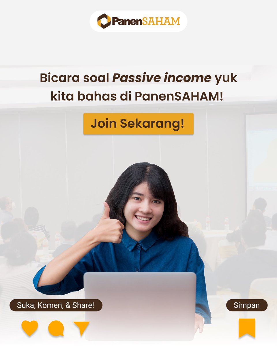 PanenSaham's tweet photo. Passive income merupakan penghasilan pasif yang bisa kamu peroleh tanpa perlu bekerja aktif, contohnya berinvestasi saham. Dengan adanya passive income ini, tentunya hidup kamu bisa lebih terjamin! https://t.co/b0qigbFlXg