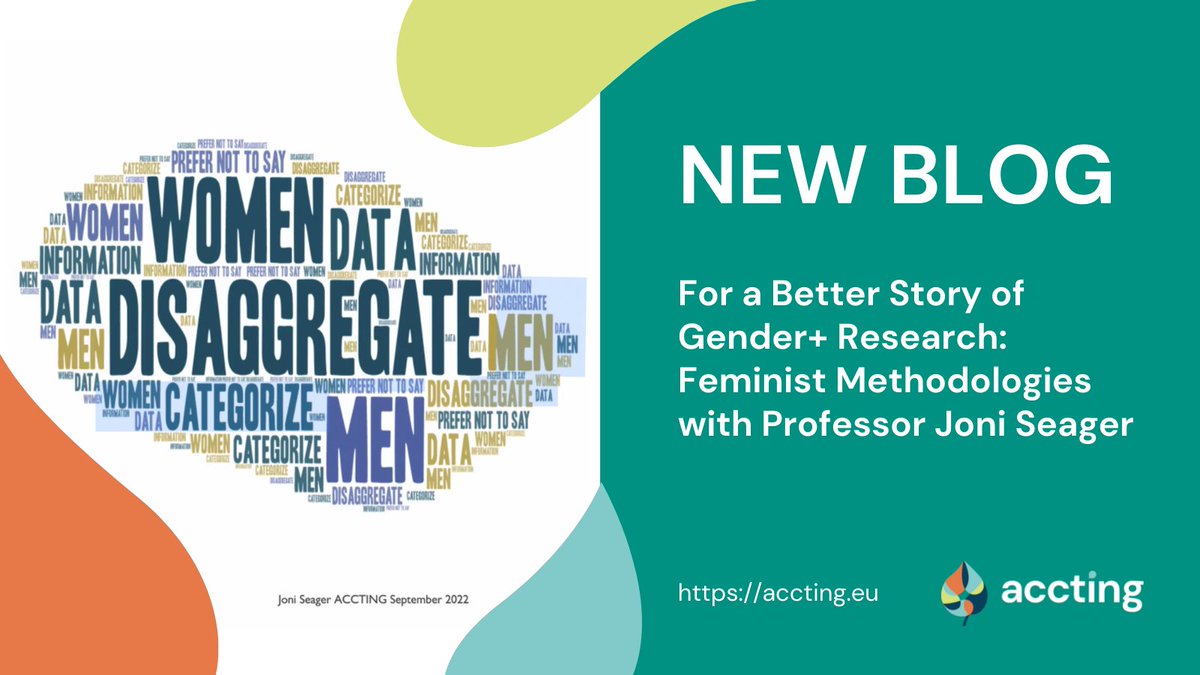 ACCTING_EU's tweet photo. How can we better integrate a gender+ perspective into our exploration of social inequalities in the climate crisis and #EUGreenDeal context? Read @esoo_es and @BorhanBurcu's takeaways from Prof. Seager's webinar on Feminist Methodologies with @ACCTING_EU: https://t.co/hTokwTi2xC https://t.co/HmpqlWFSxr