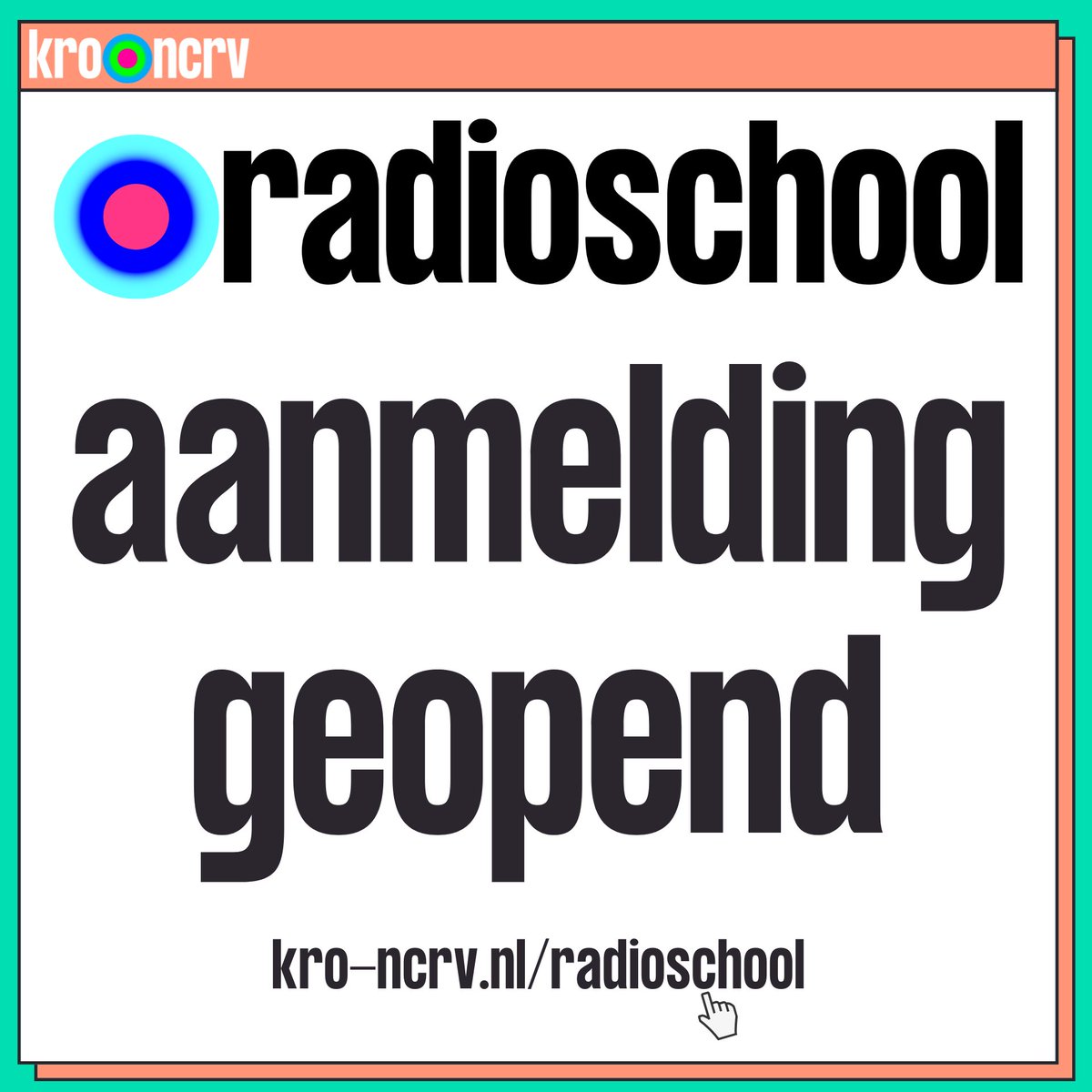 Maak werk van je radiodroom! 📻Leer een jaar lang alles over radio en podcasts maken. Geef je op vóór 2 november! 👇