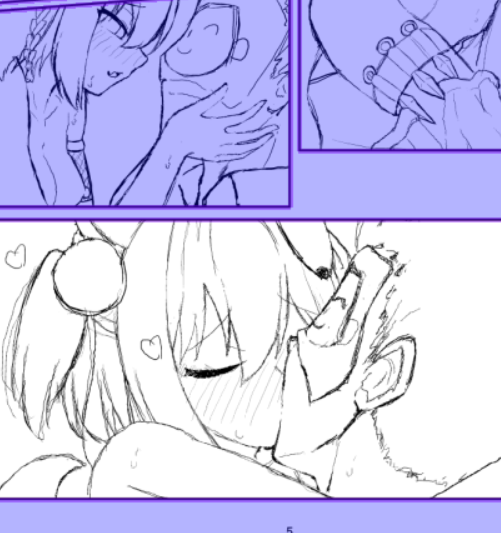 キスシーン描き直したせいですげぇ時間喰っちまった作業継続・・ 