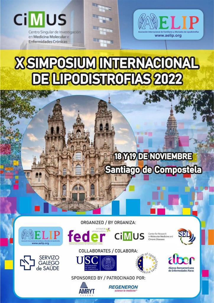 uetemlab's tweet photo. X International Lipodystrophies Symposium, 18-19th November 2022, Santiago de Compostela @cimususc @UniversidadeUSC @AELIP_ https://t.co/DupyTnHO1l