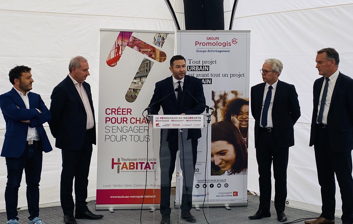 Semaine du BTP : visite de l’opération de démolition/reconstruction de la Cité Négreneys par des demandeurs d’emploi. Merci <a href="/Promologis/">Promologis</a> Philippe Wallaert de nous avoir accompagné durant cette semaine. Merci à <a href="/carre_fred/">CARRE Frédéric</a> <a href="/ActionLogement/">Action Logement</a>