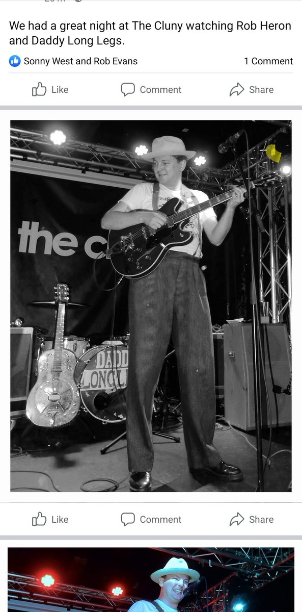 Ian53chevy's tweet photo. We had a great show down @thecluny watching @DADDYLONGLE6S and @RobHeronTeaPad https://t.co/iNNWZCtWQ6